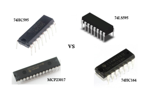 Pochopení rozdílů mezi 74HC595, 74LS595, 74HC164 a MCP23017