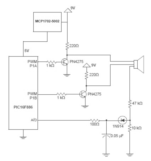 PIC16F886 Horn Driver