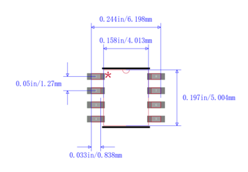 Package of M24C16-RMN6TP