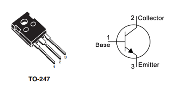 Pinout of TIP35C