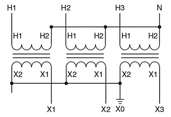 Open Delta or V-V Connection