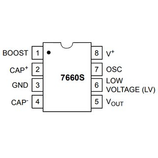 Fig.1 ICL7660S Pinout